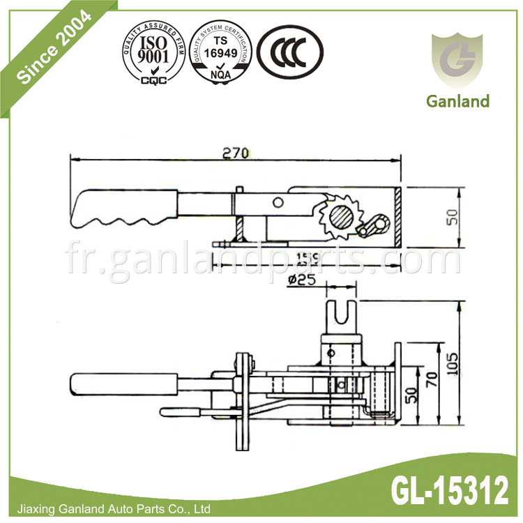 Curtain Tensioner Right Hand gl-15312